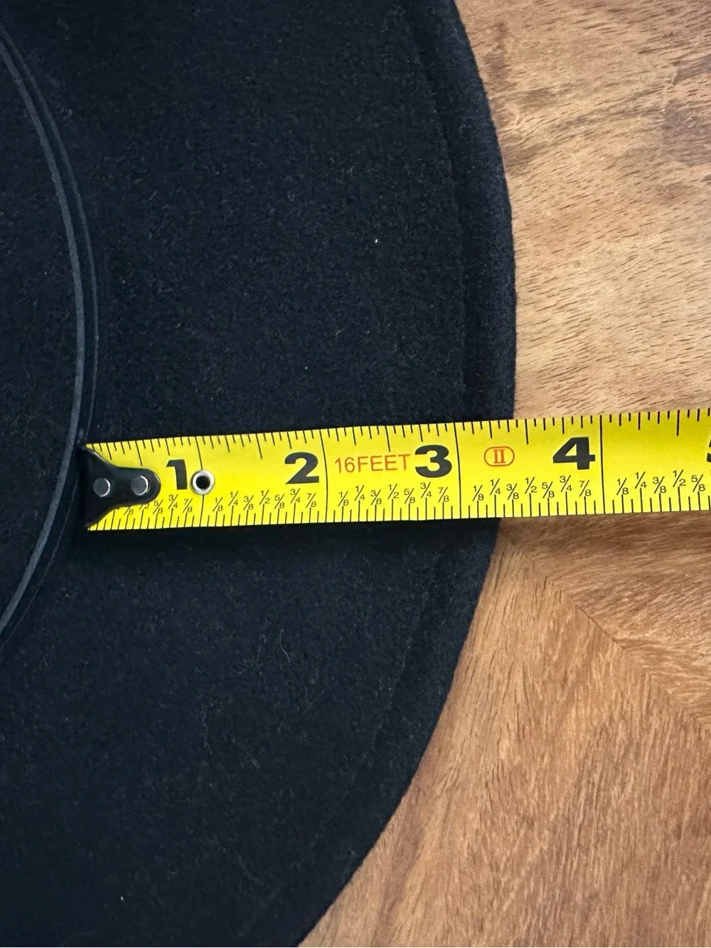 Banana Republic Black Bolero Wool Hat SZ M/L Fedora Chic Unisex NWT